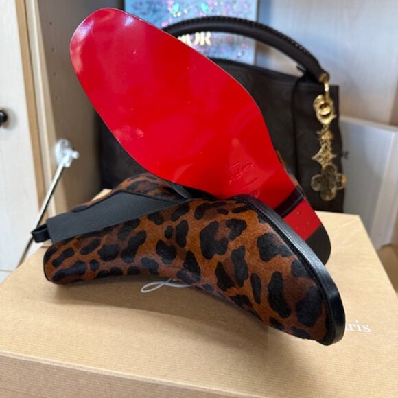 Christian Louboutin Pony Hair Chelsea Boots Women's Size 38 - Picture 5 of 7